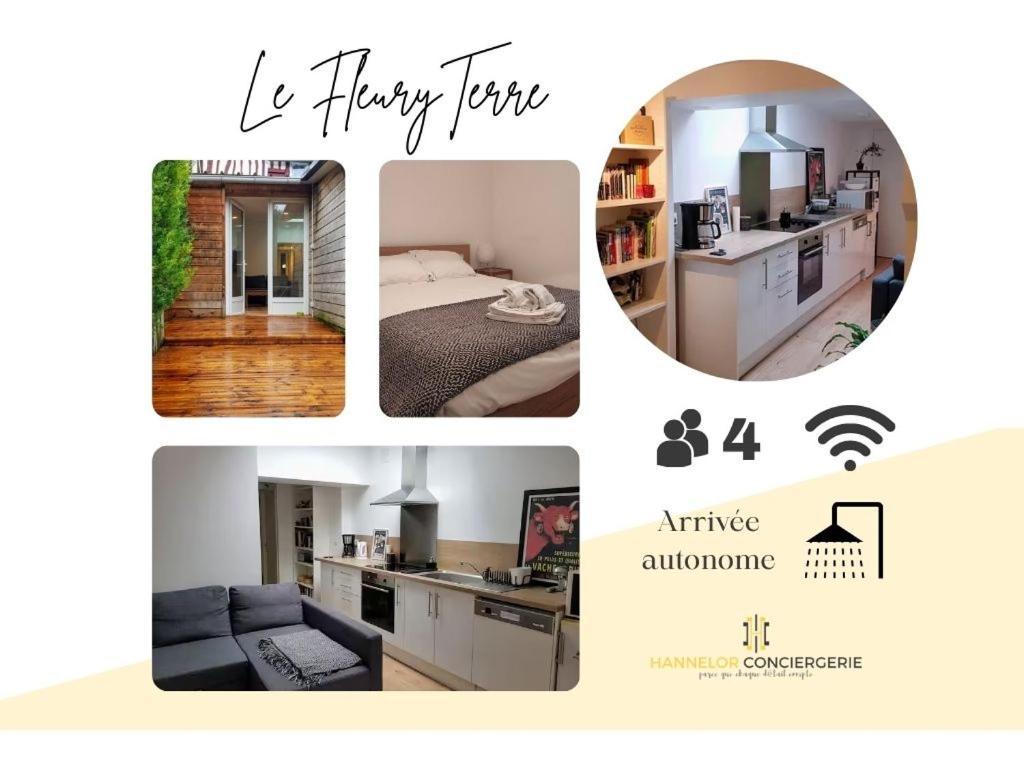 Fleuryterre - Grand 2 Pieces Avec Terrasse Leilighet Deville-les-Rouen Eksteriør bilde